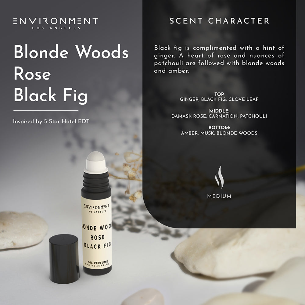 Blonde Woods | Rose | Black Fig Roll-on Oil Perfume (Inspired by The EDITION Hotel®)