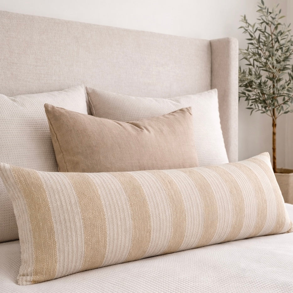Wychmere Chenille Lumbar Pillow Cover — 12" × 36"