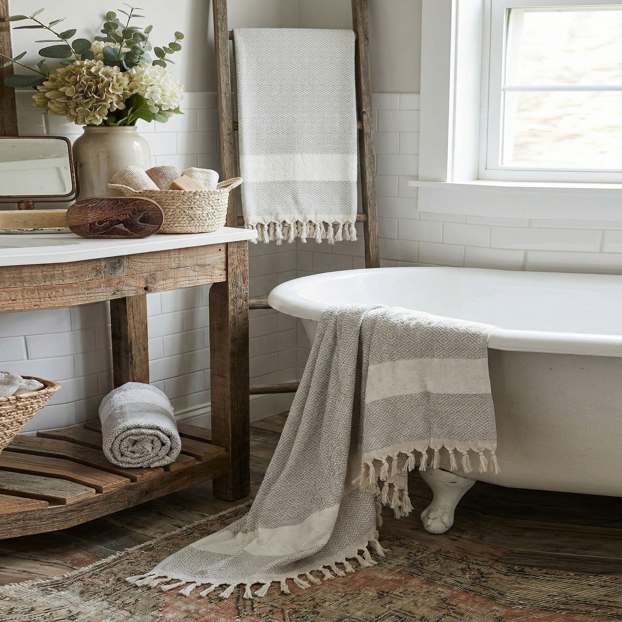Haley Diamond Turkish Cotton Towel — 200 GSM