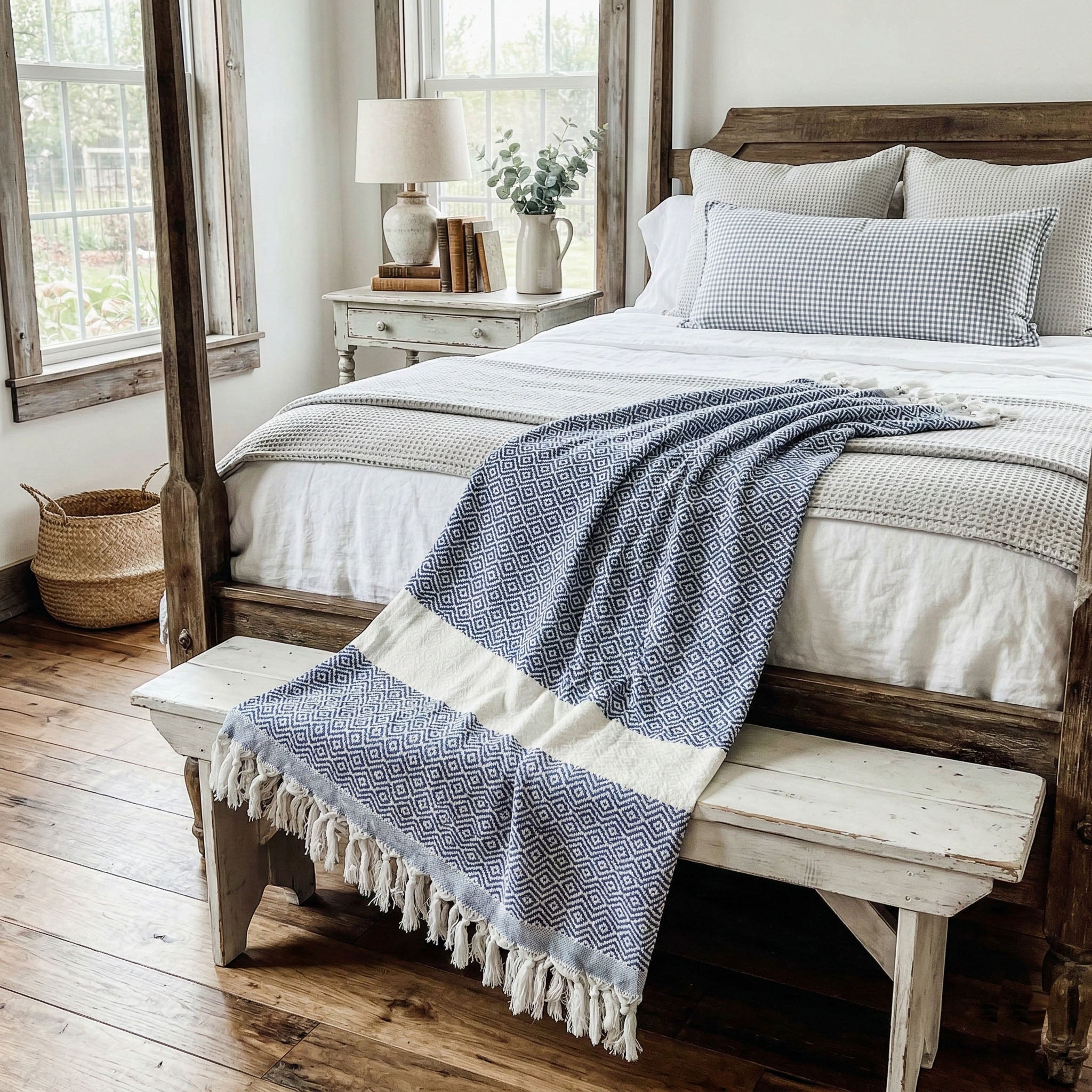 Haley Diamond Turkish Cotton Towel — 200 GSM