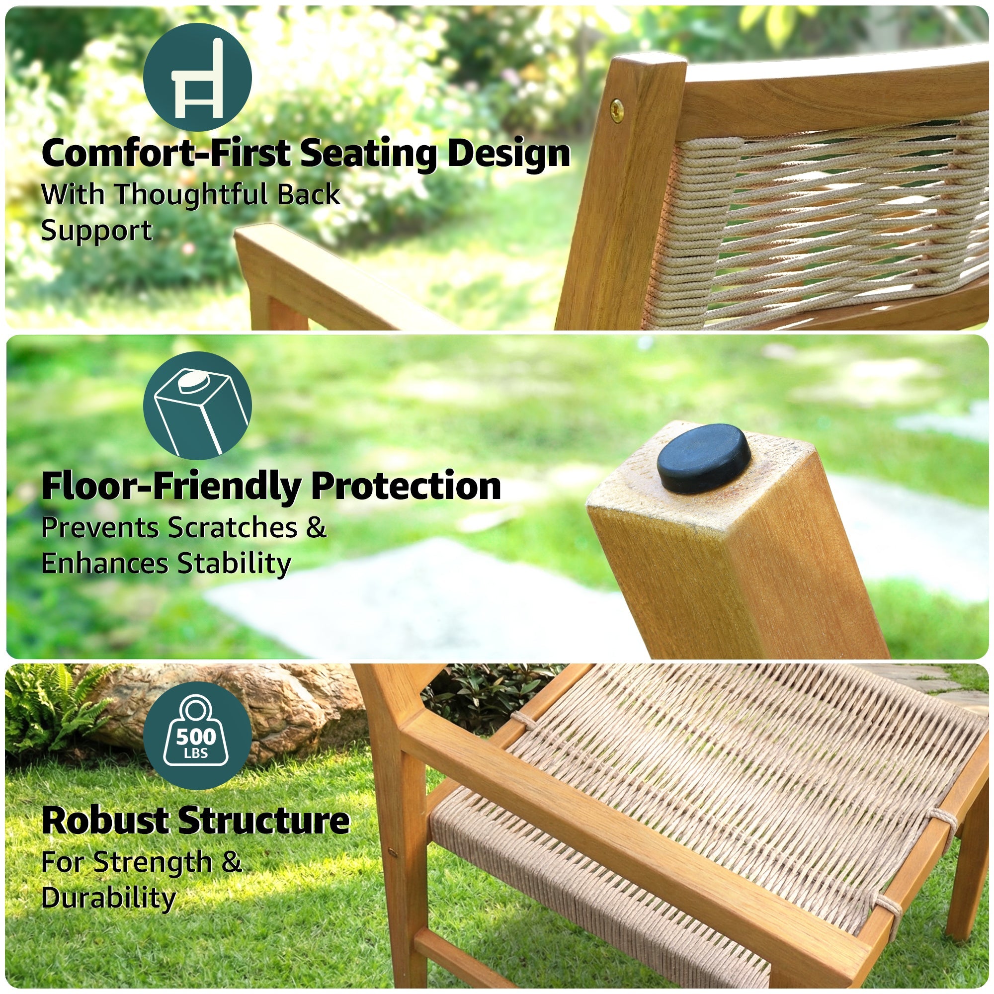 Heritage outdoor armchair feature guide