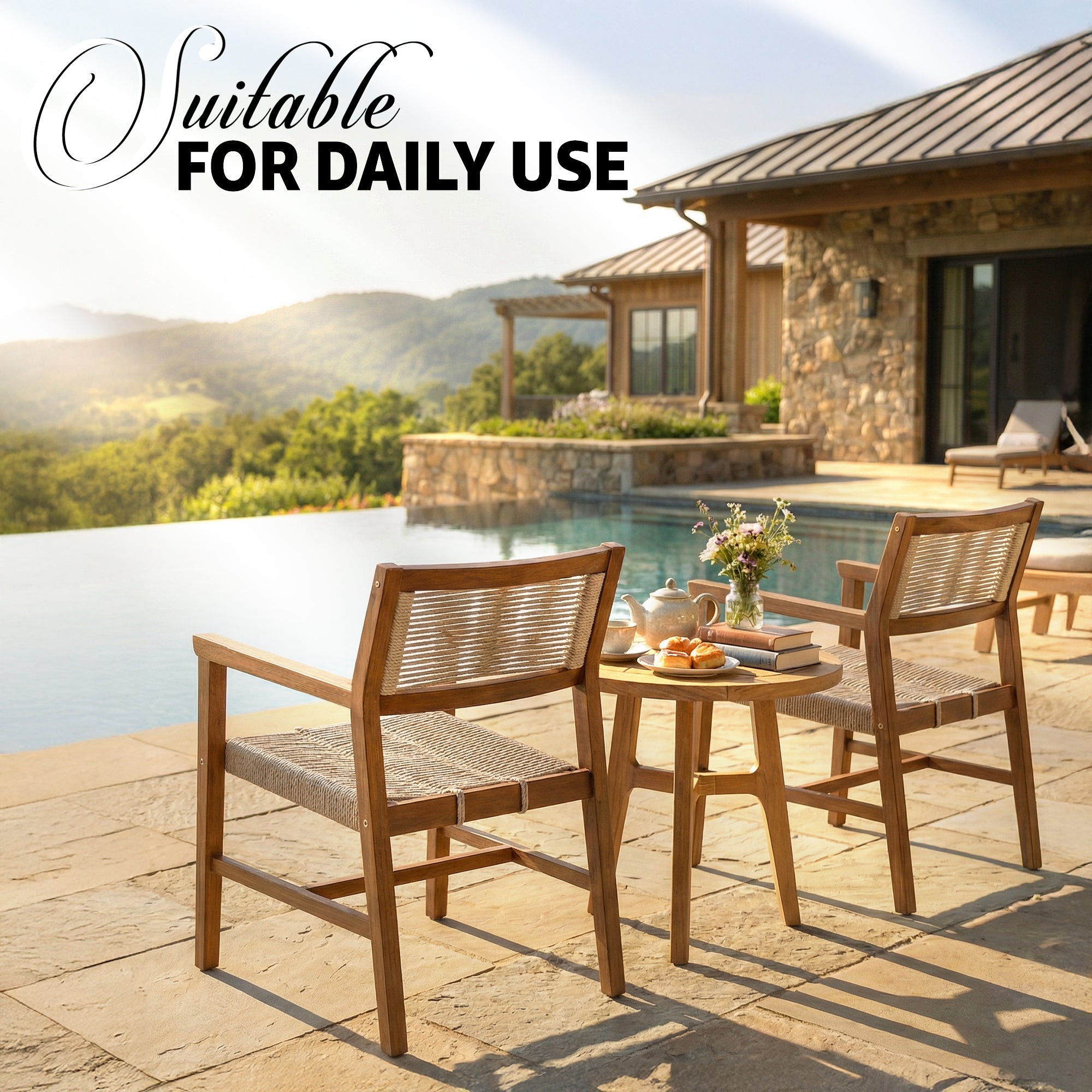 Heritage outdoor armchair lifestyle image