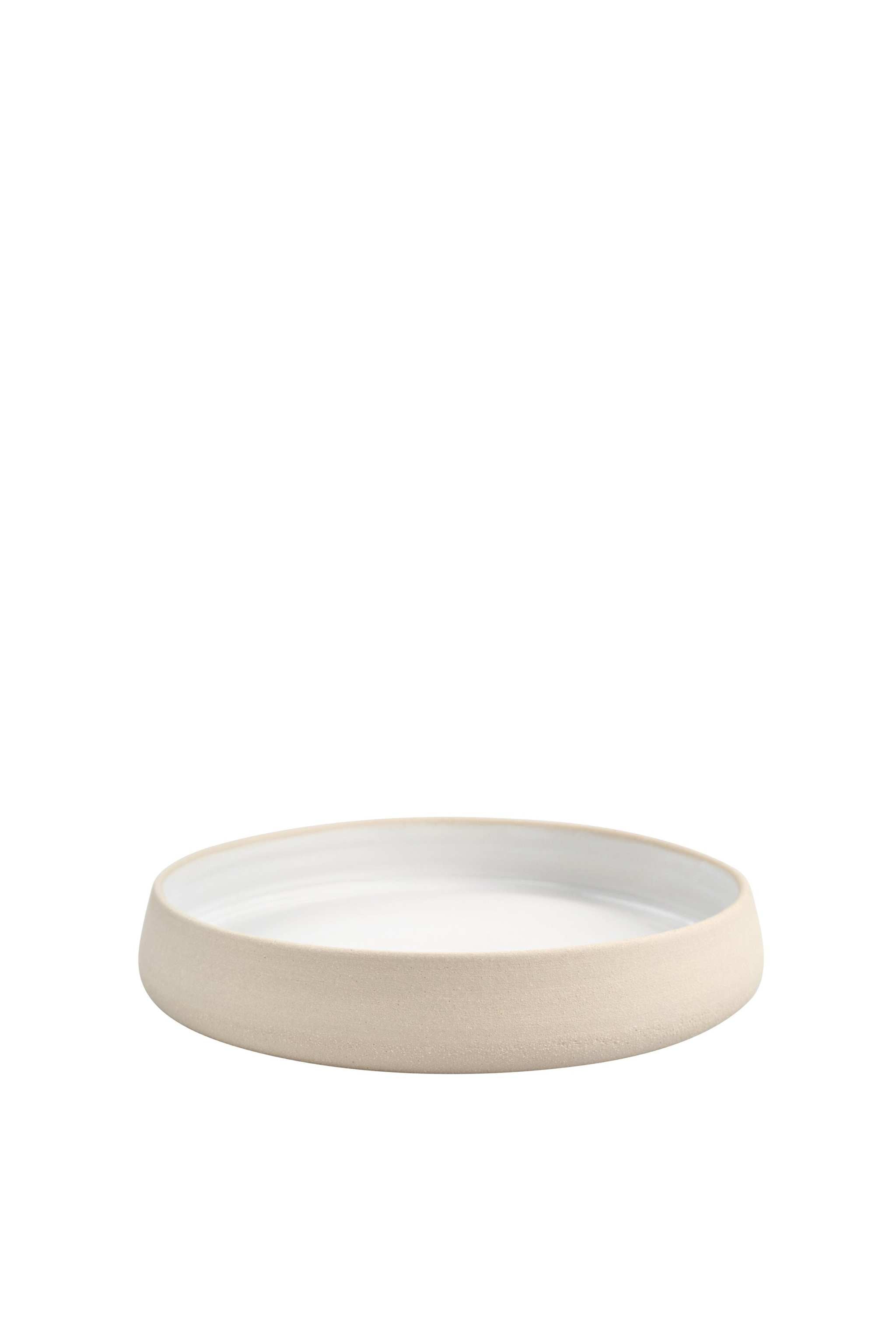 Stoneware dinner and salad plate size comparison