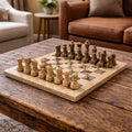 Verona and Grey Marble Chess Set 12 Inches - Premium Quality