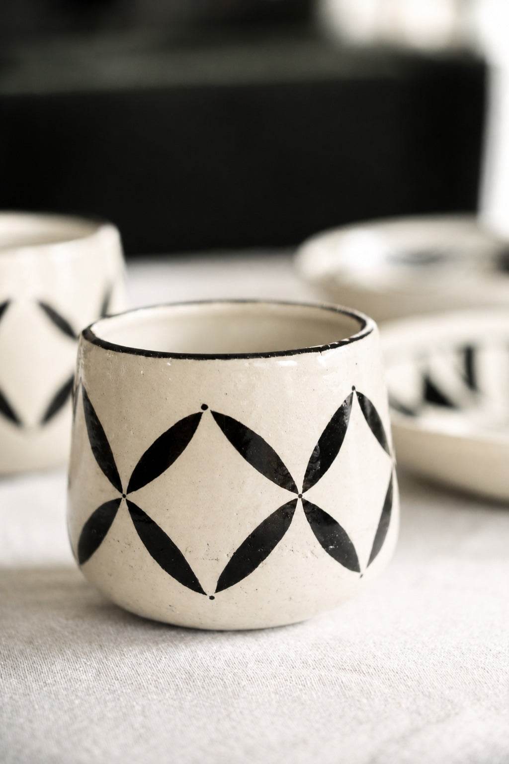 Hand-Painted Stoneware Coffee Mug — Heritage Collection