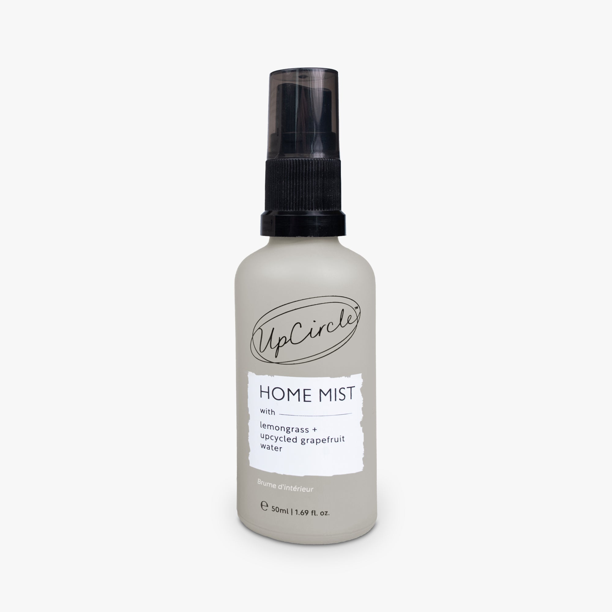 UpCircle Home Mist with Lemongrass + Grapefruit bottle