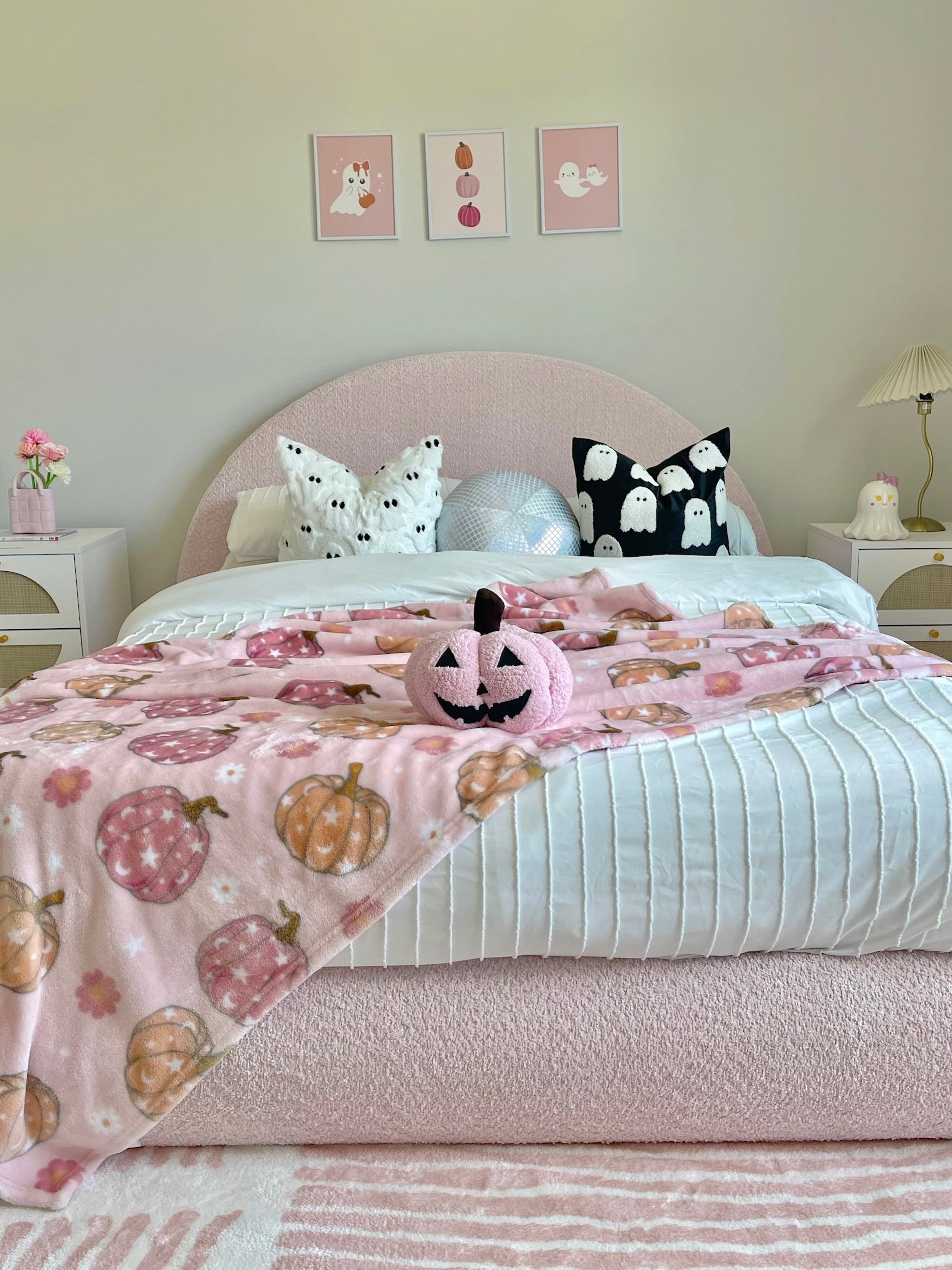 Black Ghost Pillow Cover – alternate product view