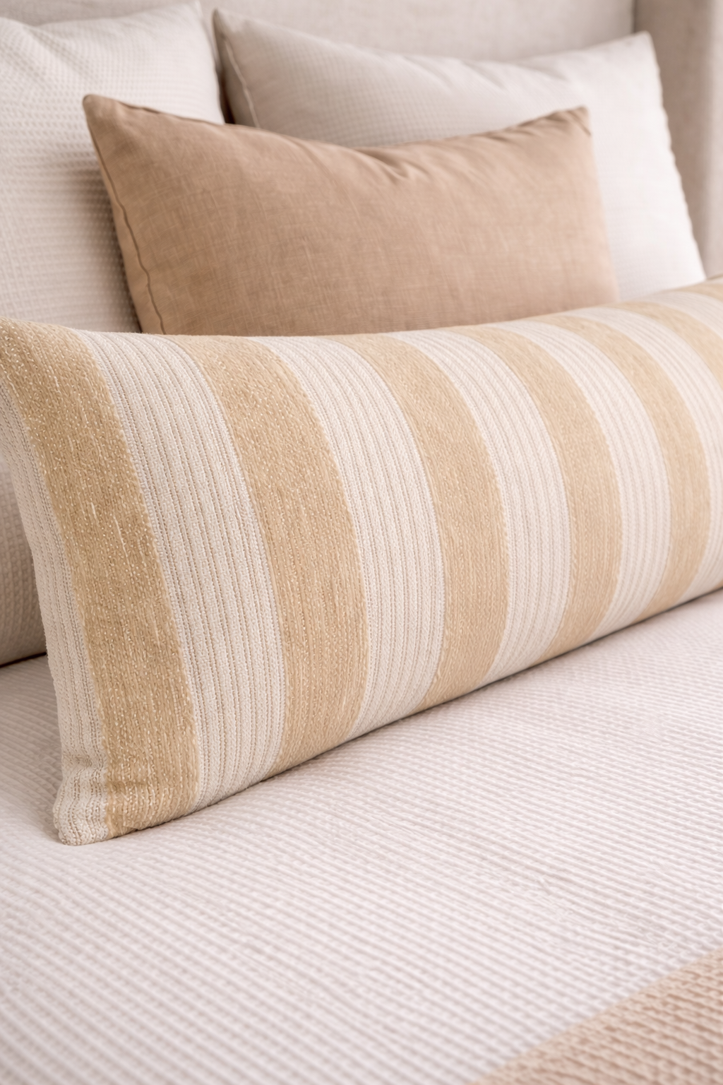 Wychmere Chenille Lumbar Pillow Cover — 12" × 36" – alternate product view