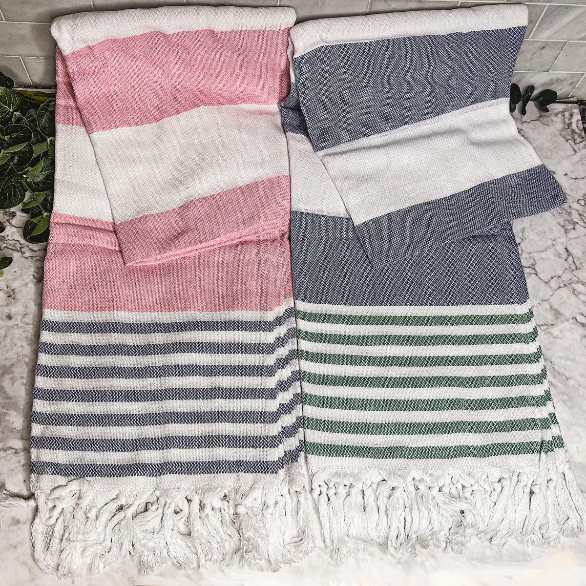 Mediterranean Turkish Cotton Towel — 180 GSM