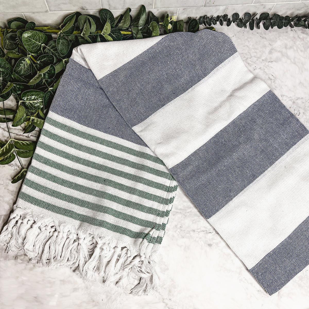 Mediterranean Turkish Cotton Towel — 180 GSM