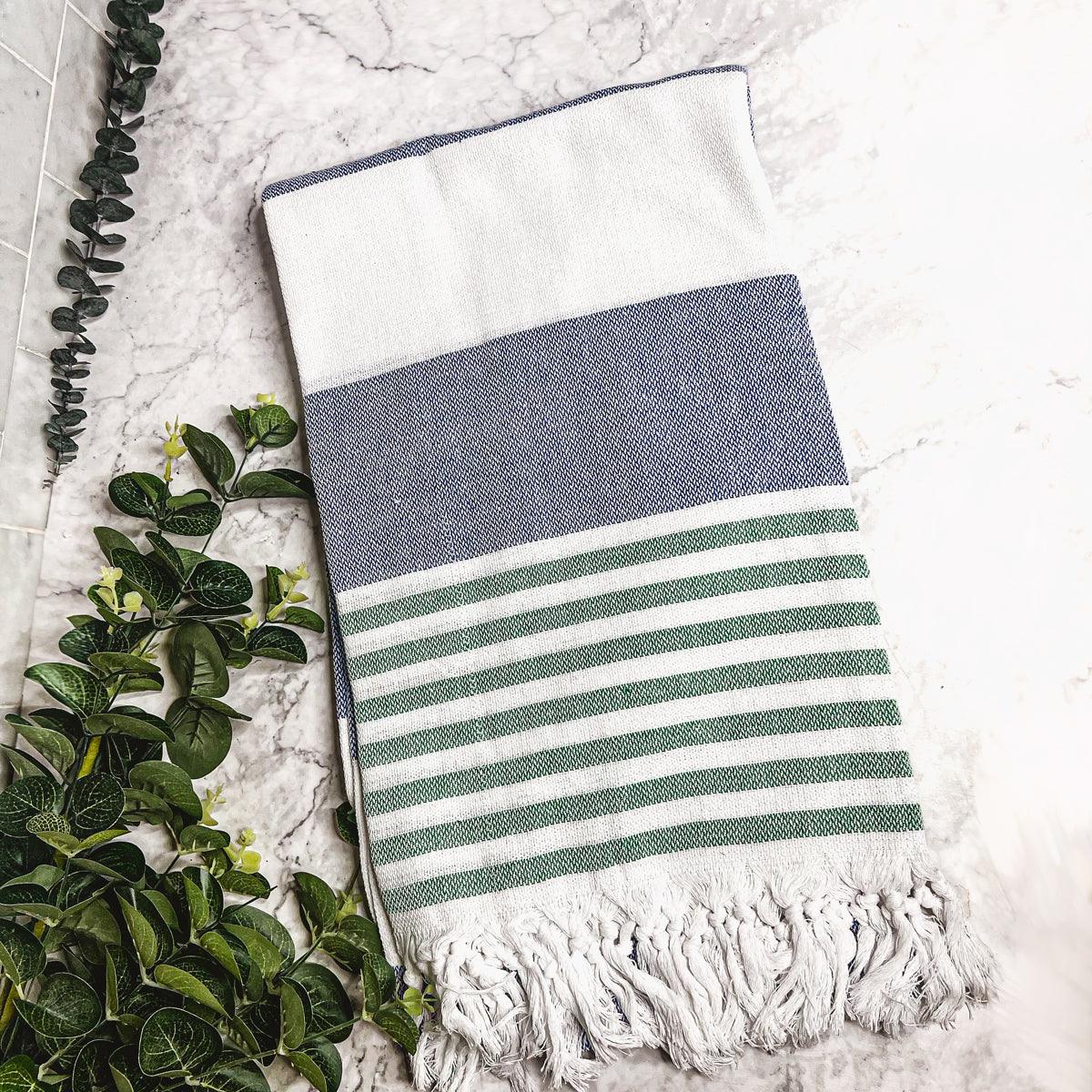 Mediterranean Turkish Cotton Towel — 180 GSM
