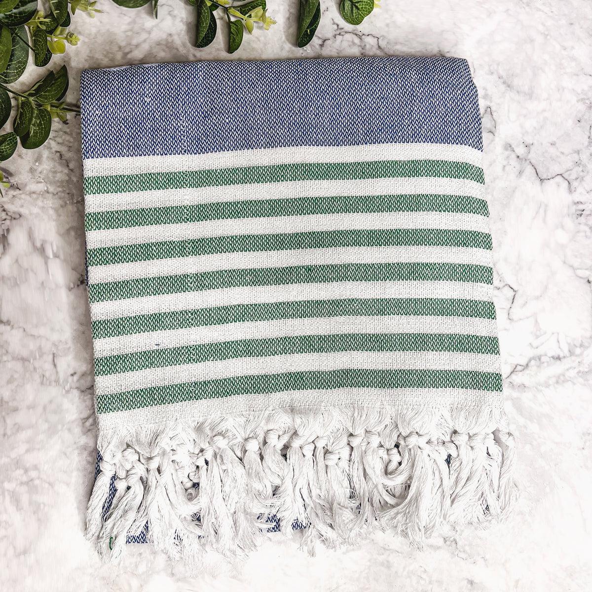 Mediterranean Turkish Cotton Towel — 180 GSM