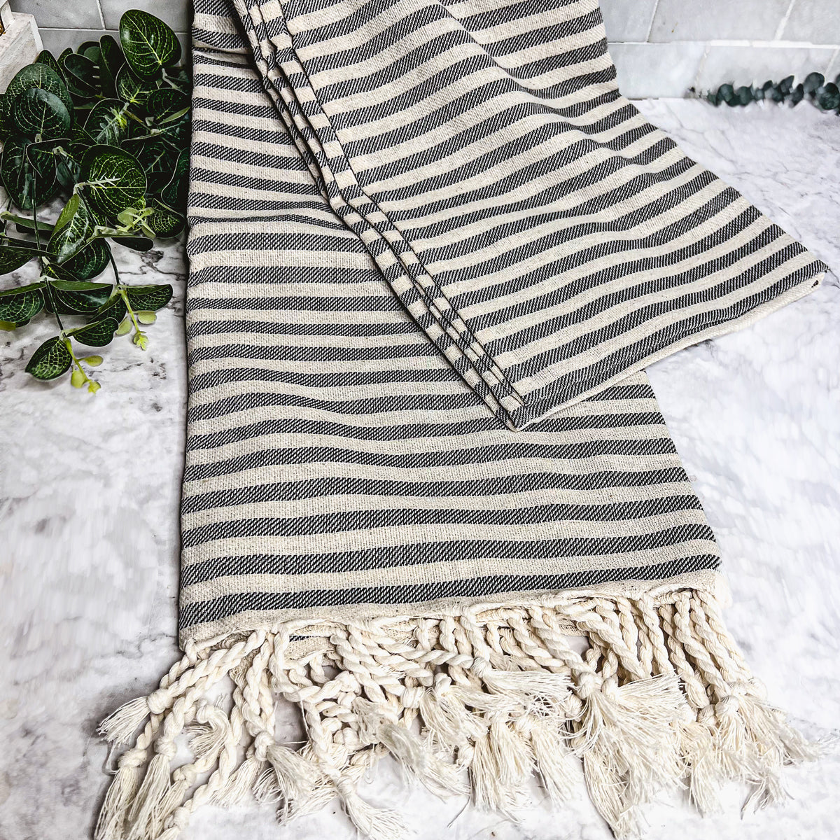 Nautical Turkish Cotton Towel — 180 GSM