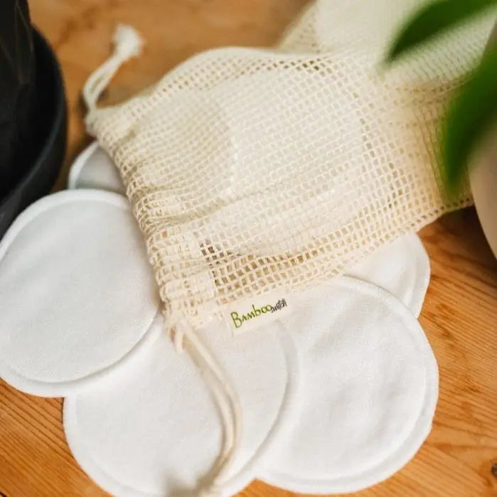 Reusable bamboo facial rounds