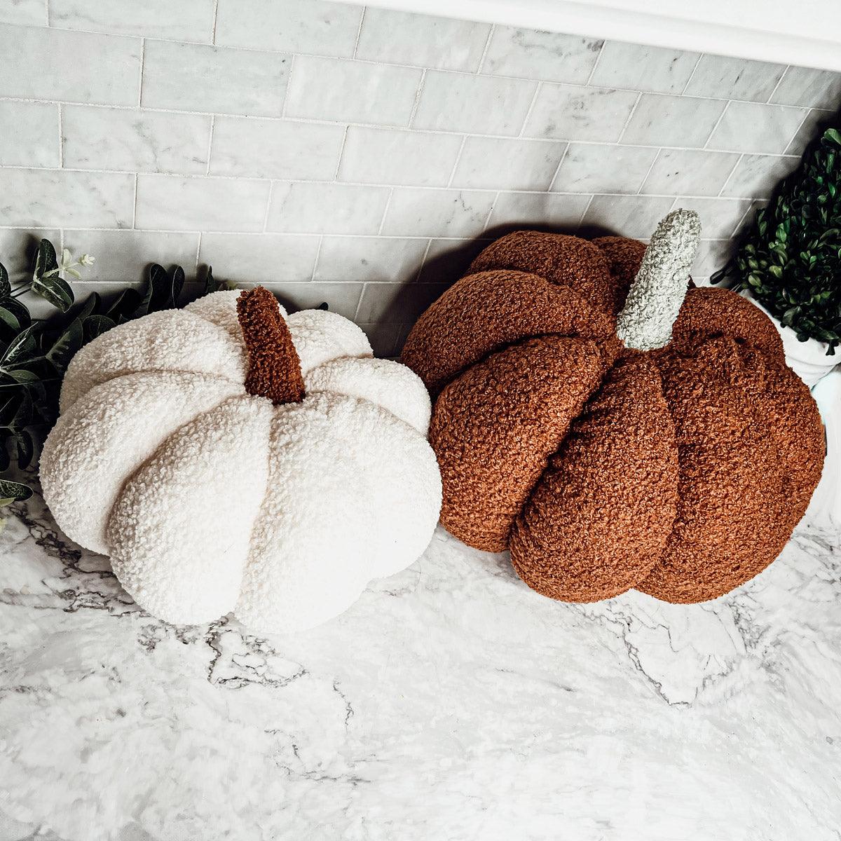 Blair Plush Pumpkin Pillow