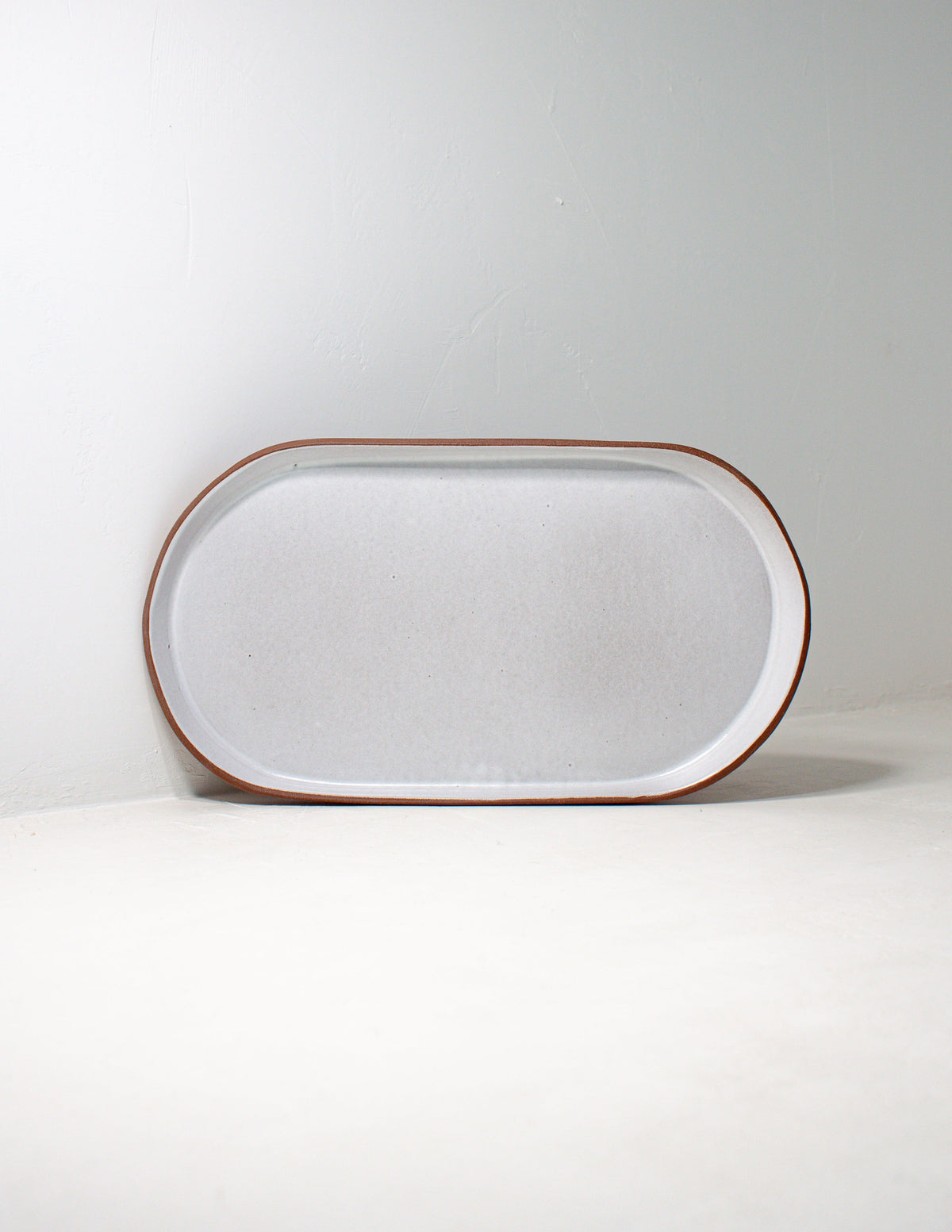 Black Oak Art medium oval ceramic serving platter