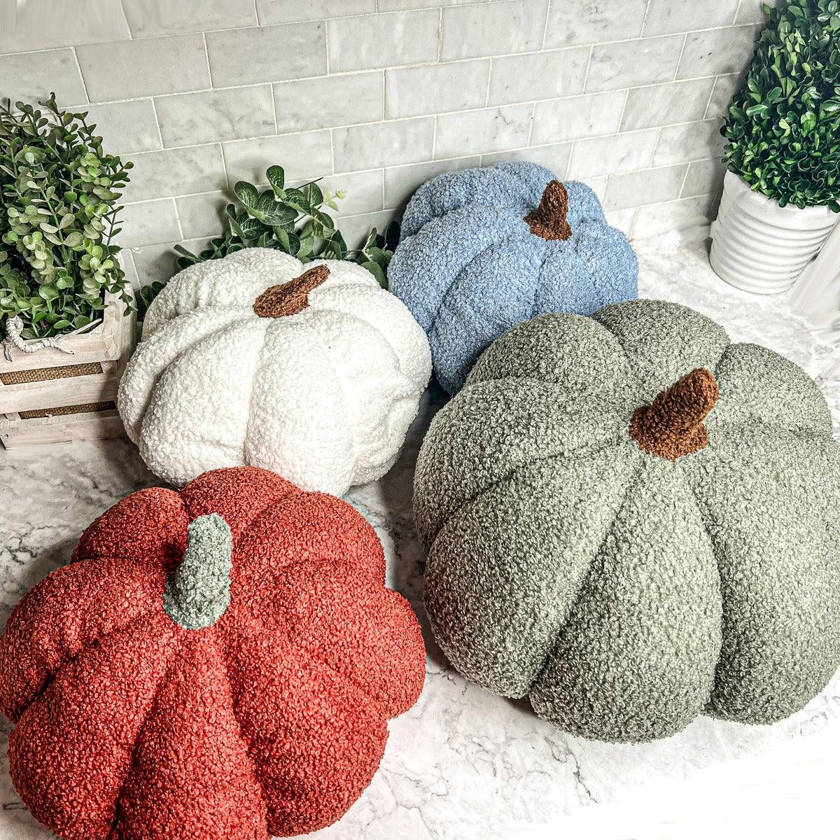 Blair Plush Pumpkin Pillow