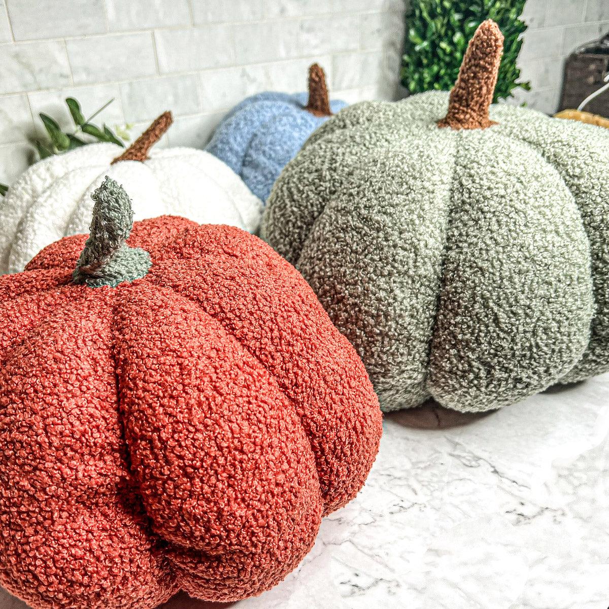 Blair Plush Pumpkin Pillow