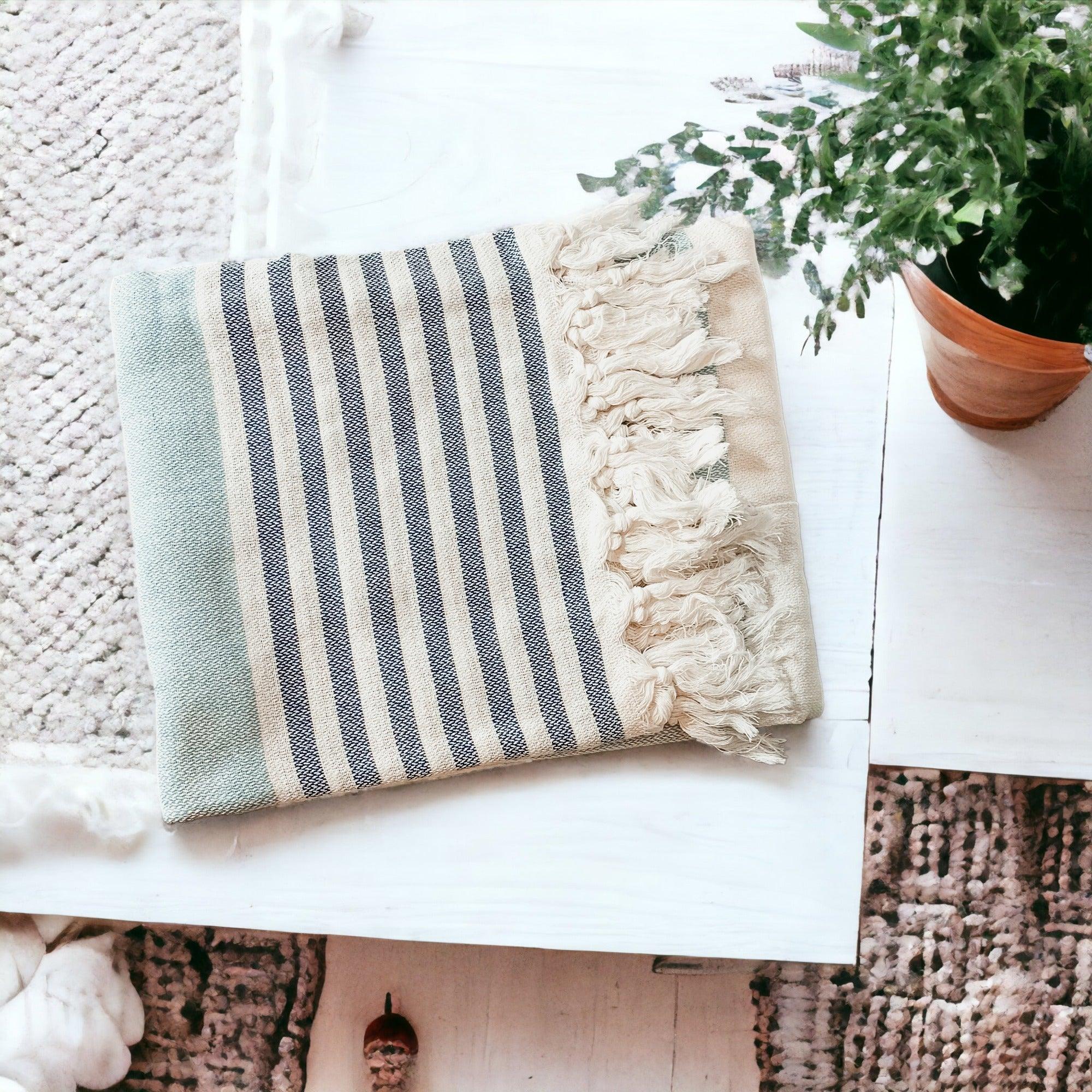 Mediterranean Turkish Cotton Towel — 180 GSM