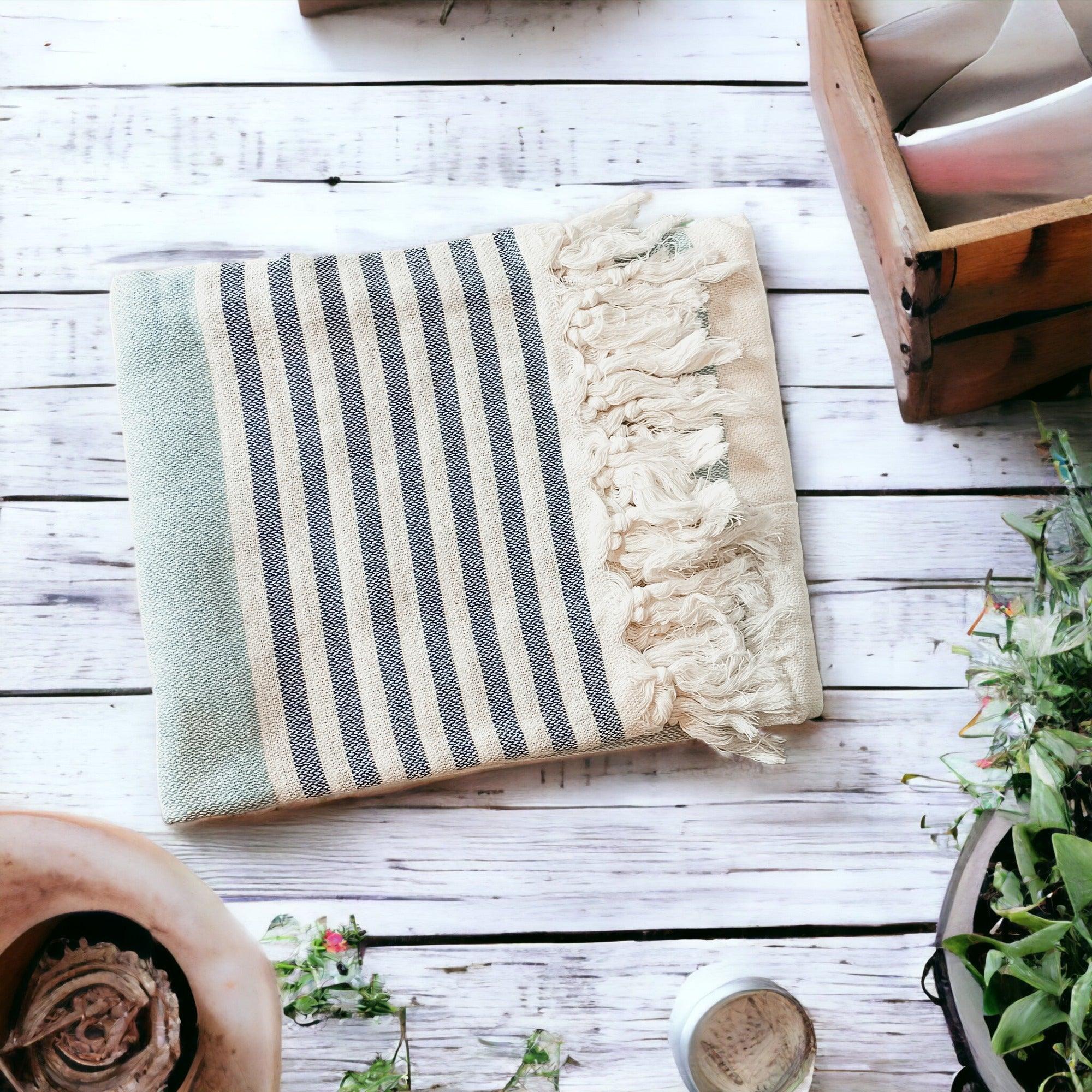 Mediterranean Turkish Cotton Towel — 180 GSM