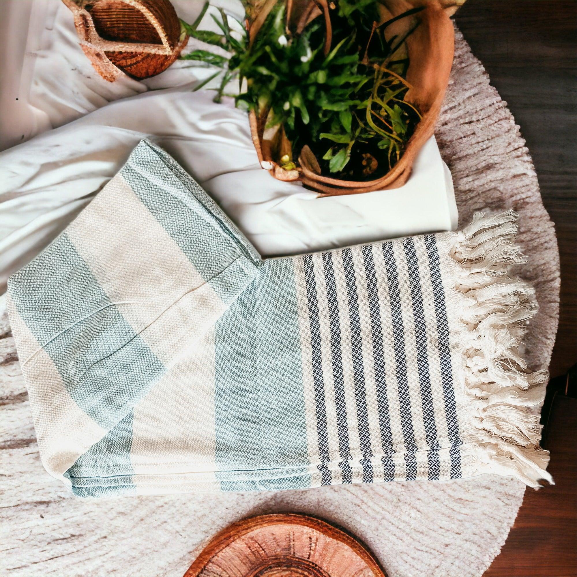 Mediterranean Turkish Cotton Towel — 180 GSM