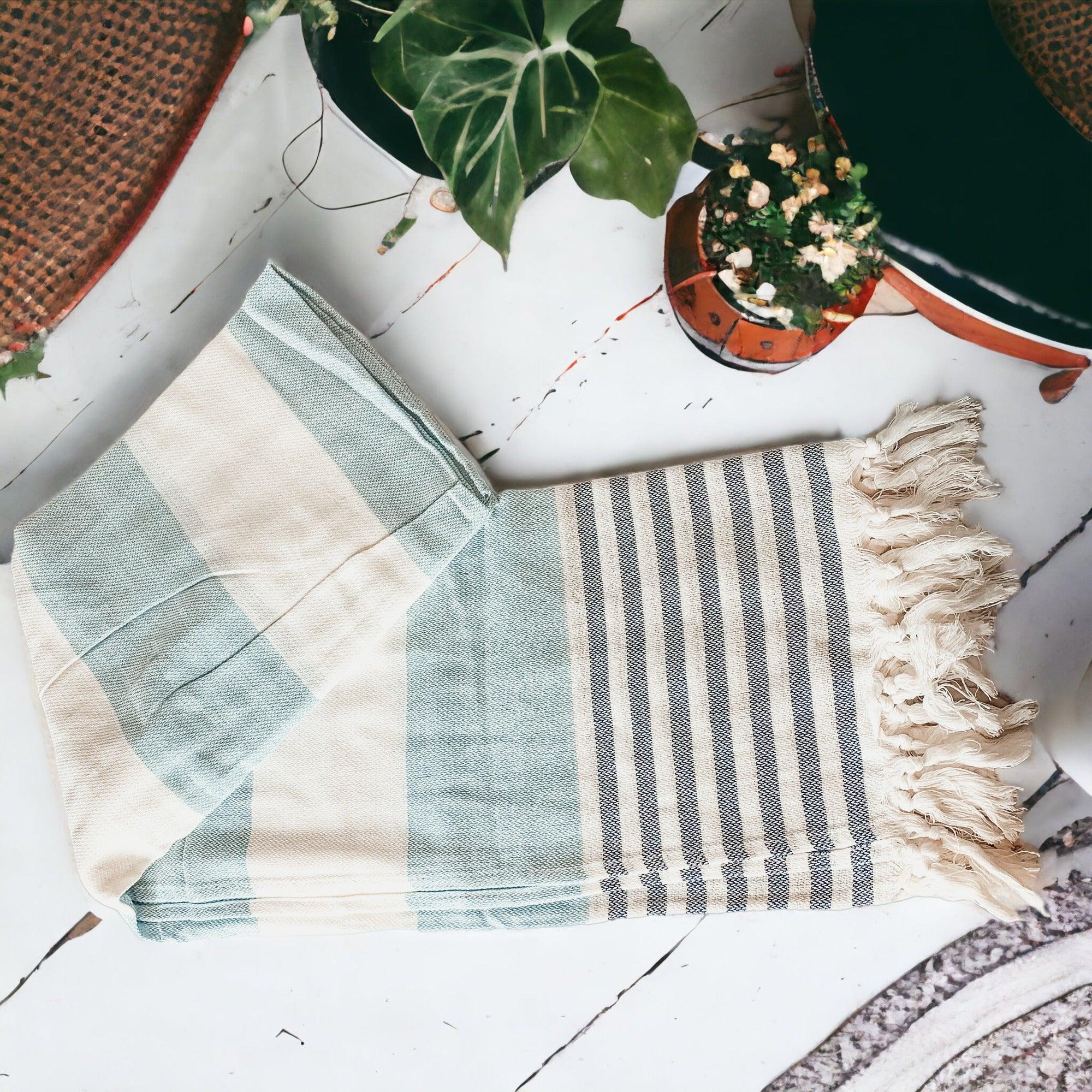 Mediterranean Turkish Cotton Towel — 180 GSM
