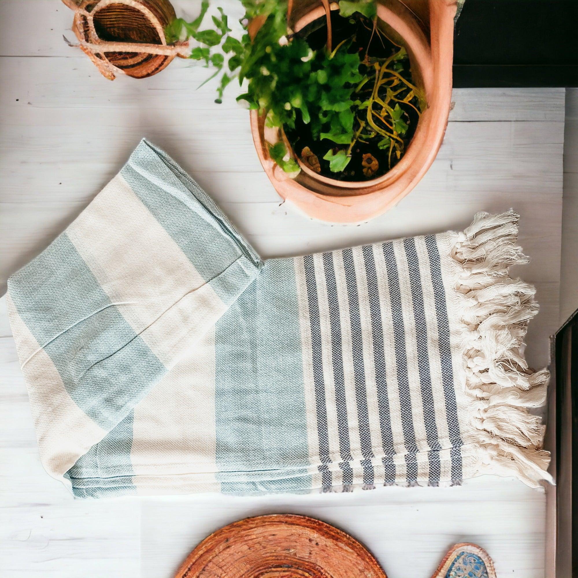 Mediterranean Turkish Cotton Towel — 180 GSM