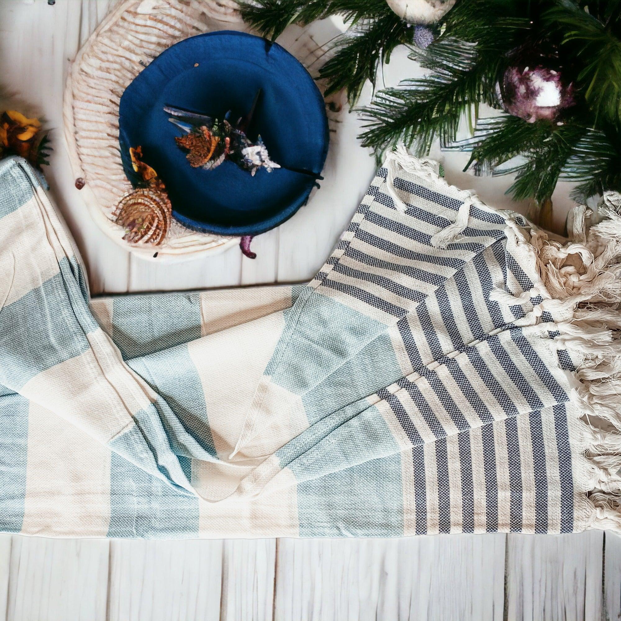 Mediterranean Turkish Cotton Towel — 180 GSM
