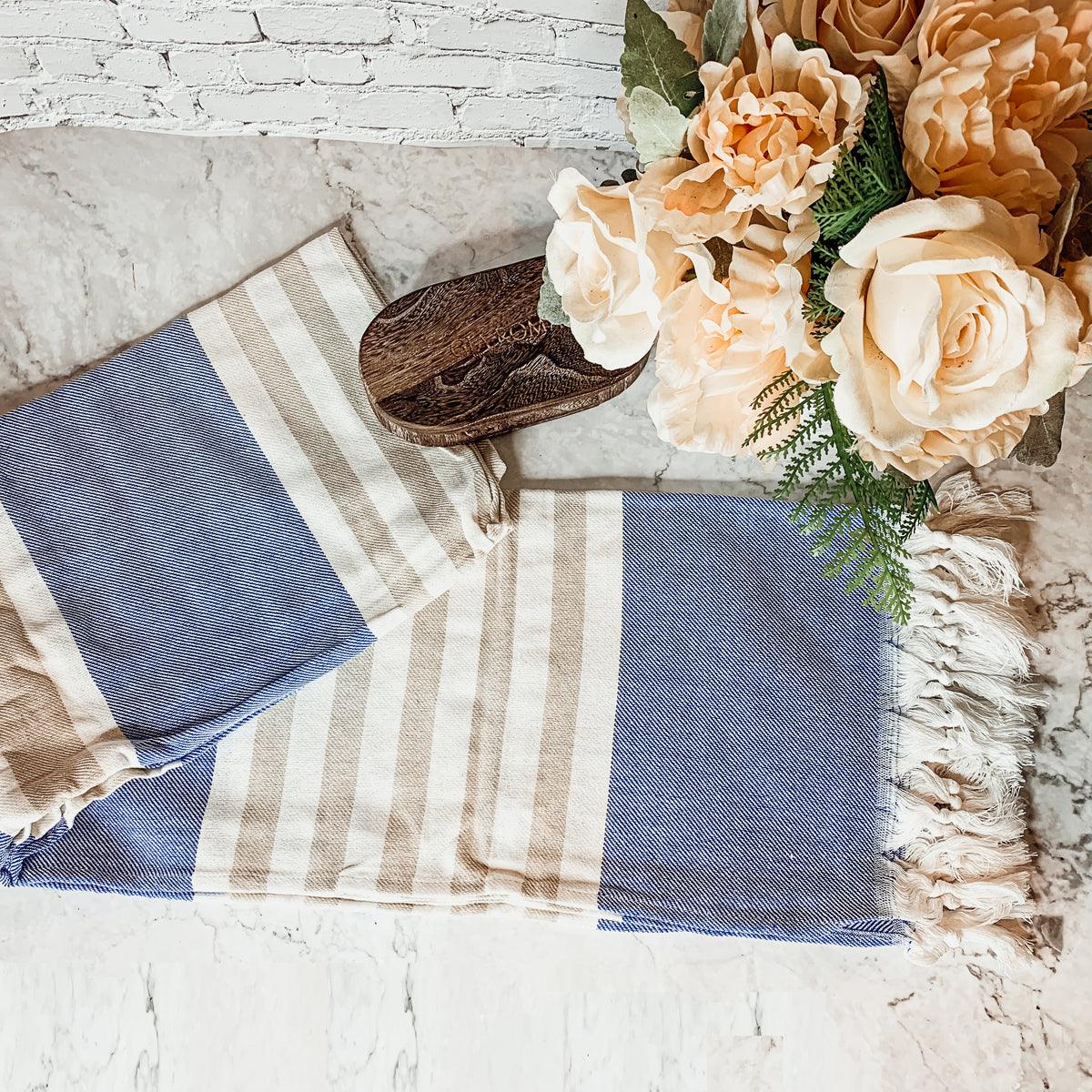 Mediterranean Turkish Cotton Towel — 180 GSM