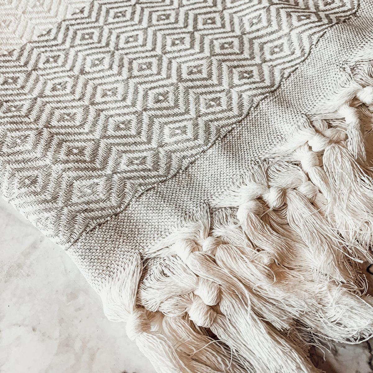 Haley Diamond Turkish Cotton Towel — 200 GSM