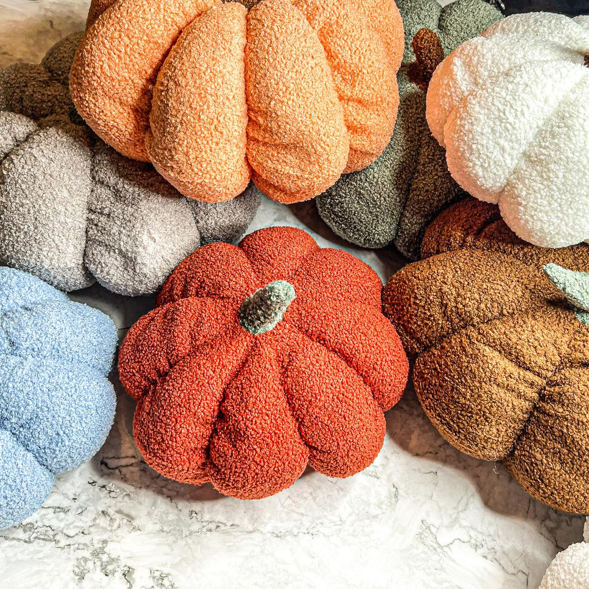 Blair Plush Pumpkin Pillow