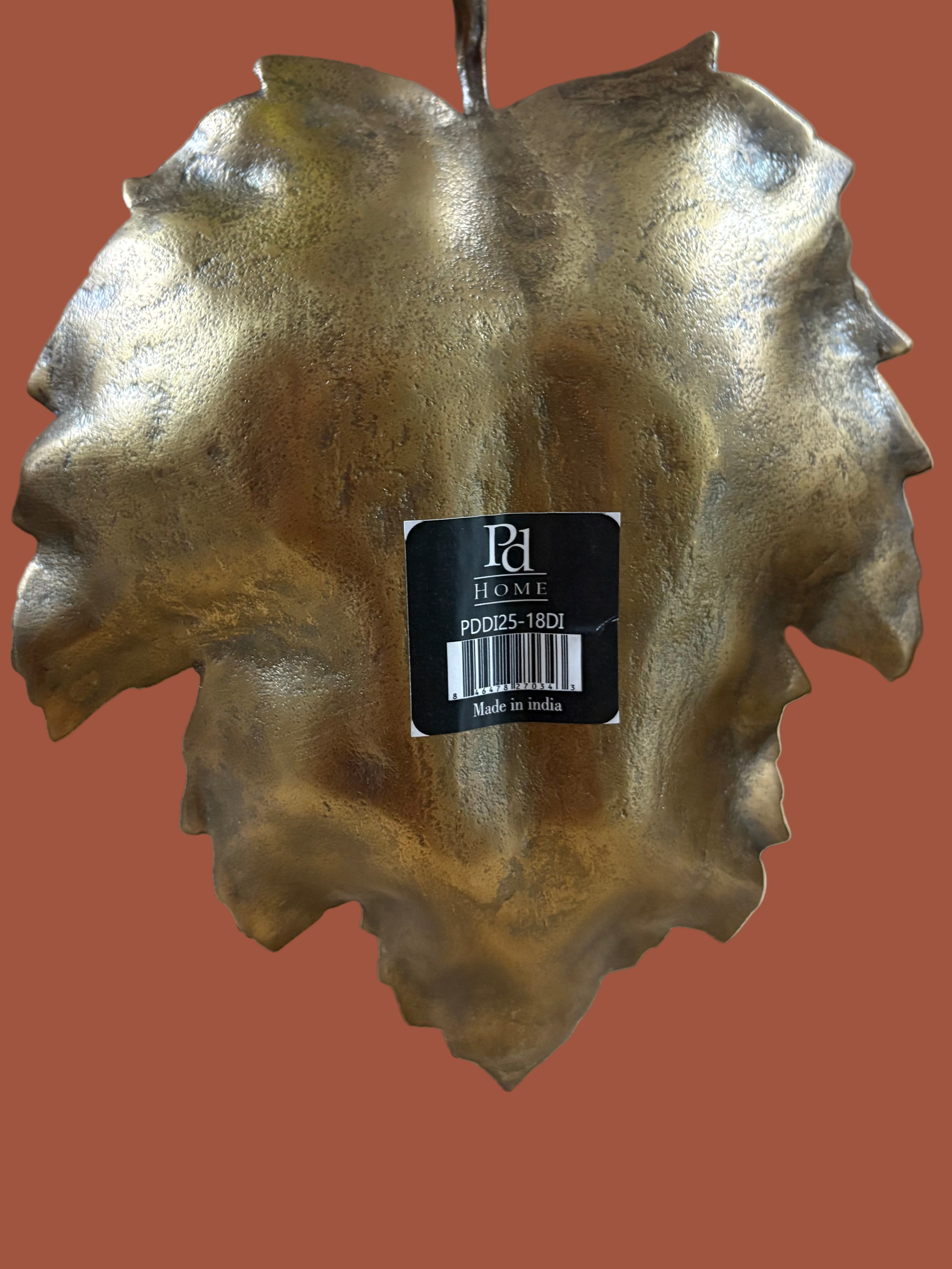 Antique Gold Leaf Dish