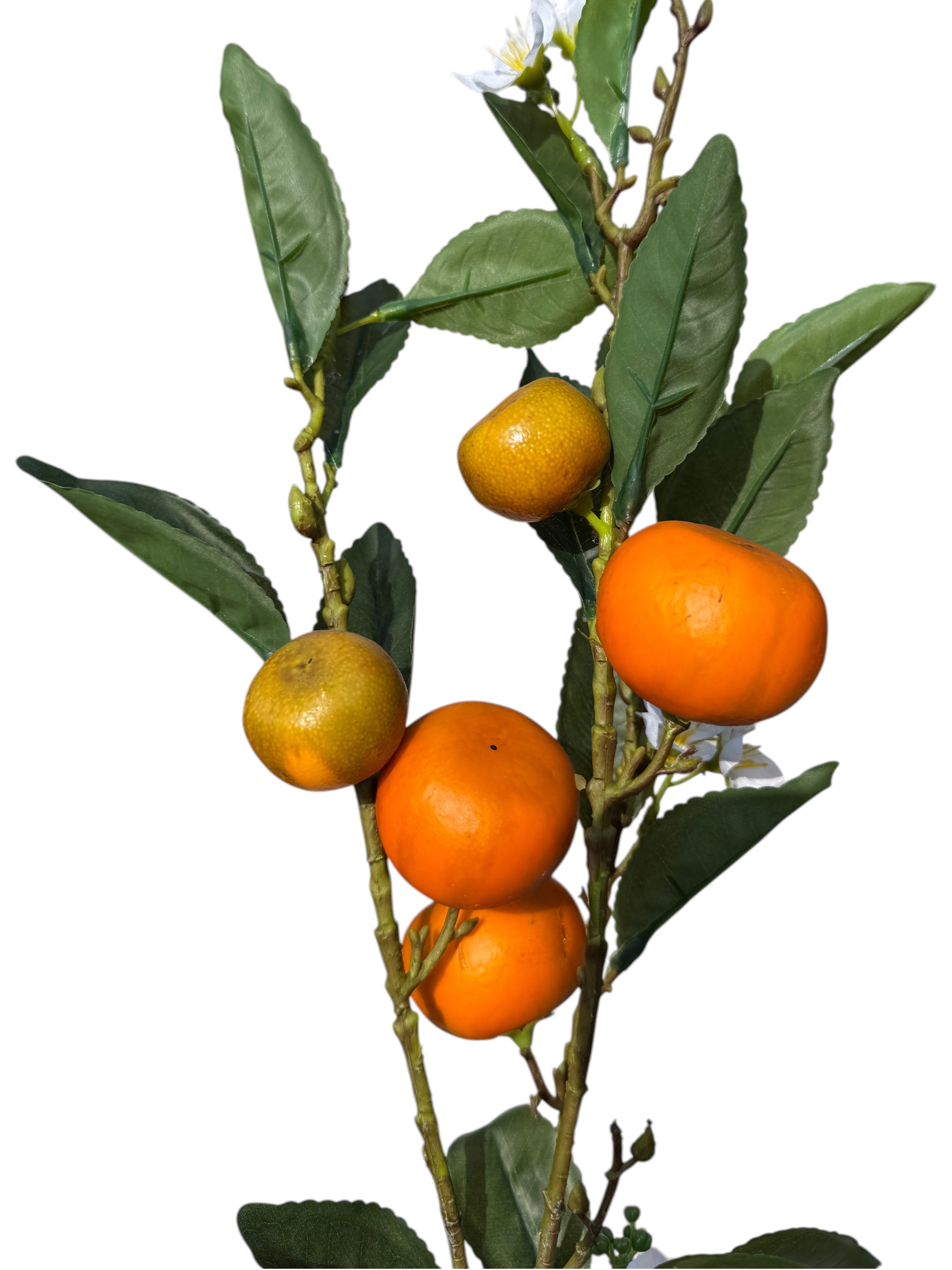 Honey tangerine artificial branch stem