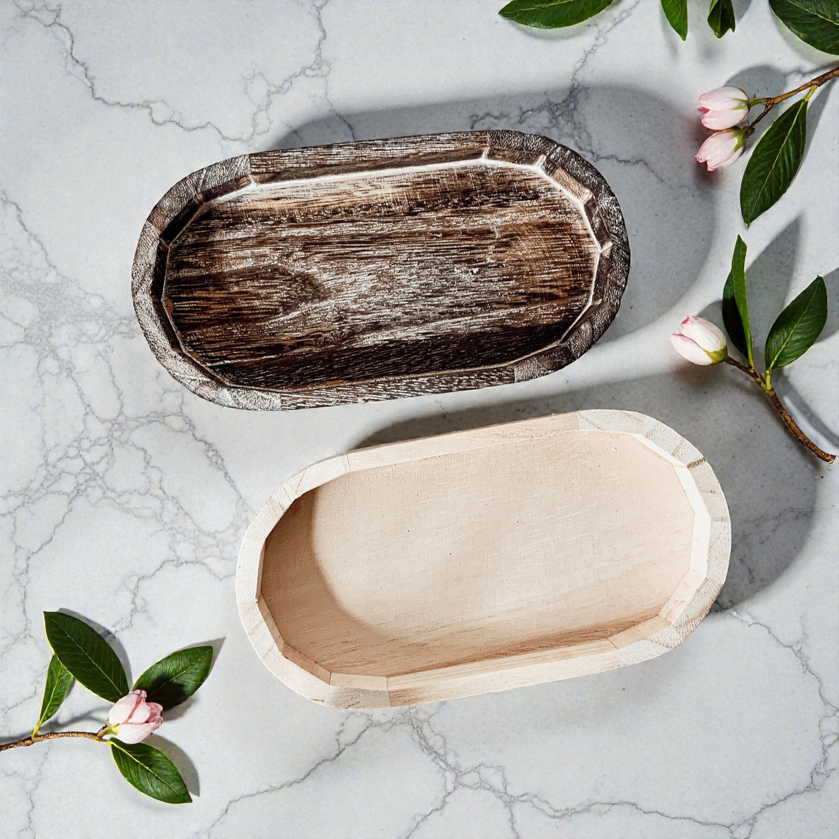 Rustic Wood Trinket Tray