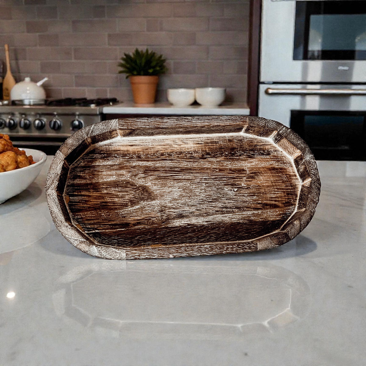 Rustic Wood Trinket Tray