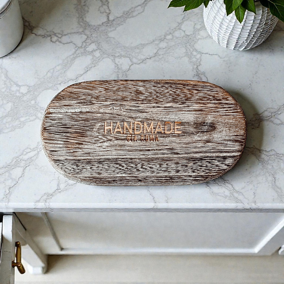 Rustic Wood Trinket Tray