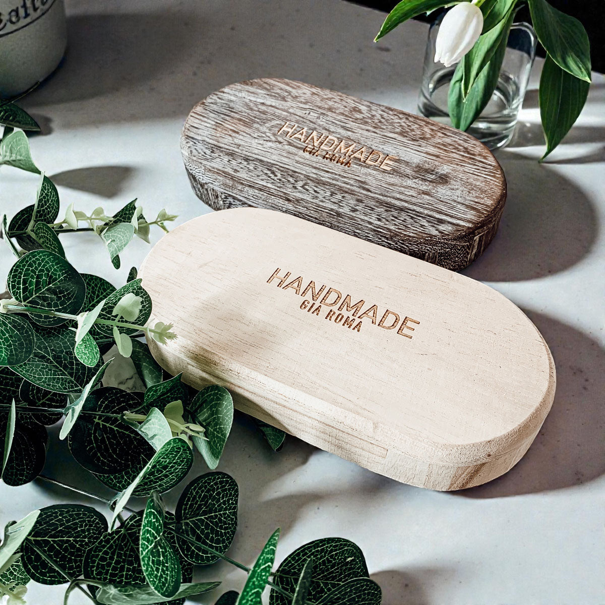 Rustic Wood Trinket Tray