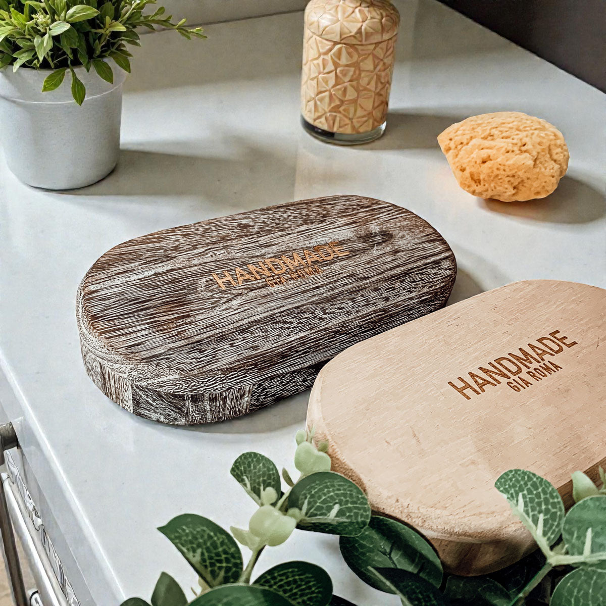 Rustic Wood Trinket Tray