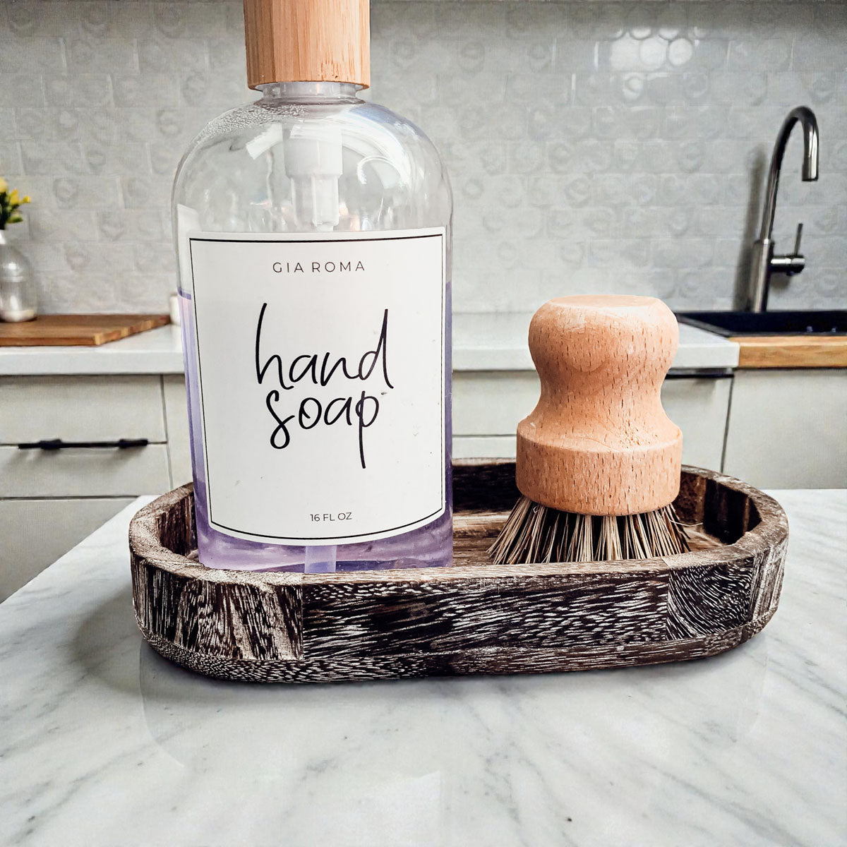 Rustic Wood Trinket Tray