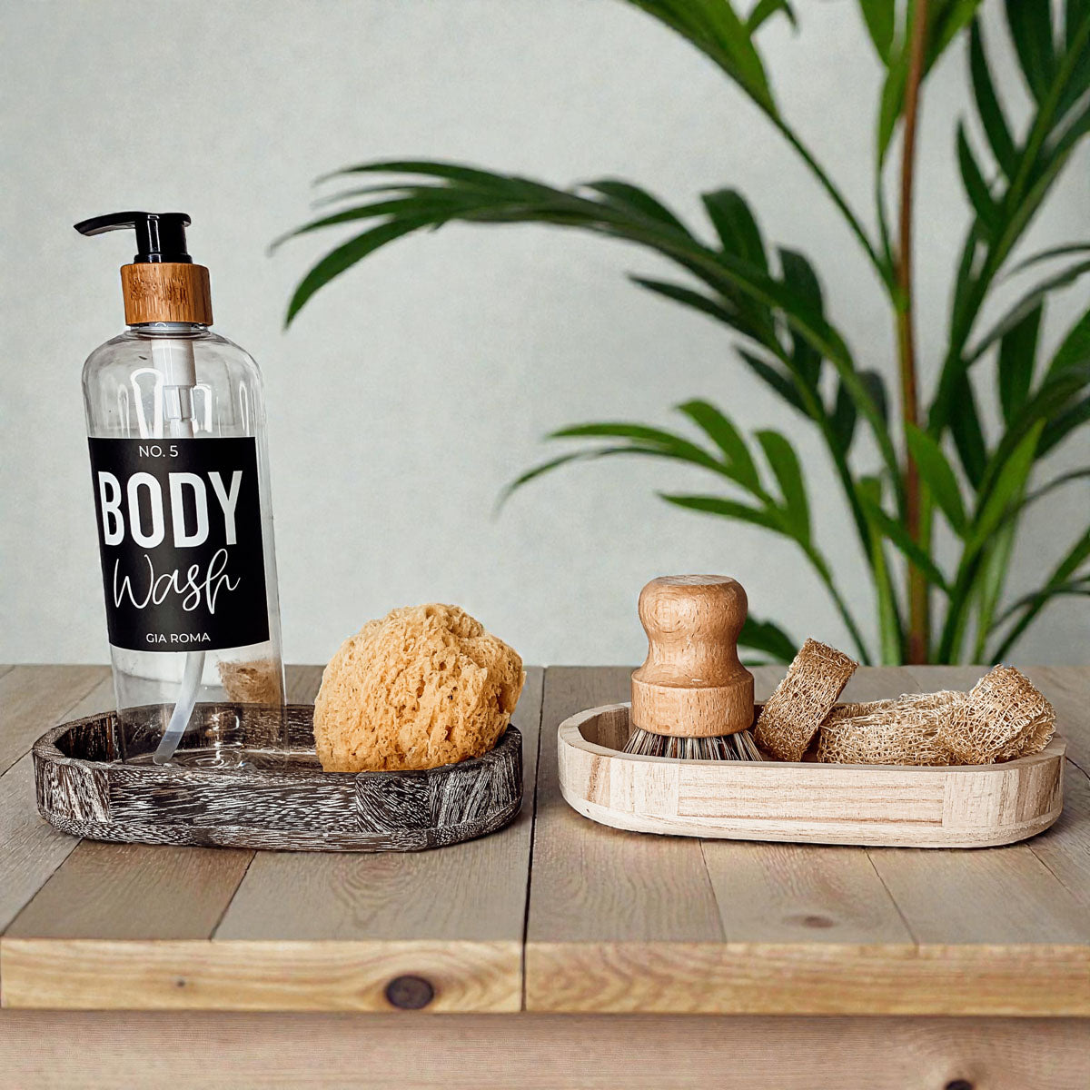 Rustic Wood Trinket Tray