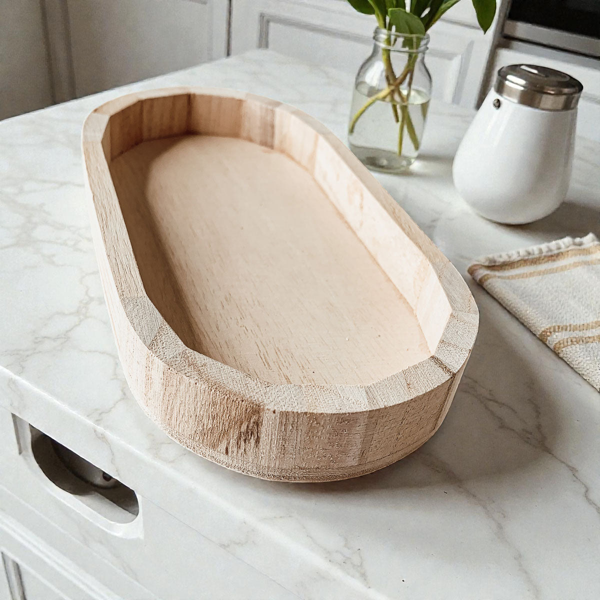 Rustic Wood Trinket Tray
