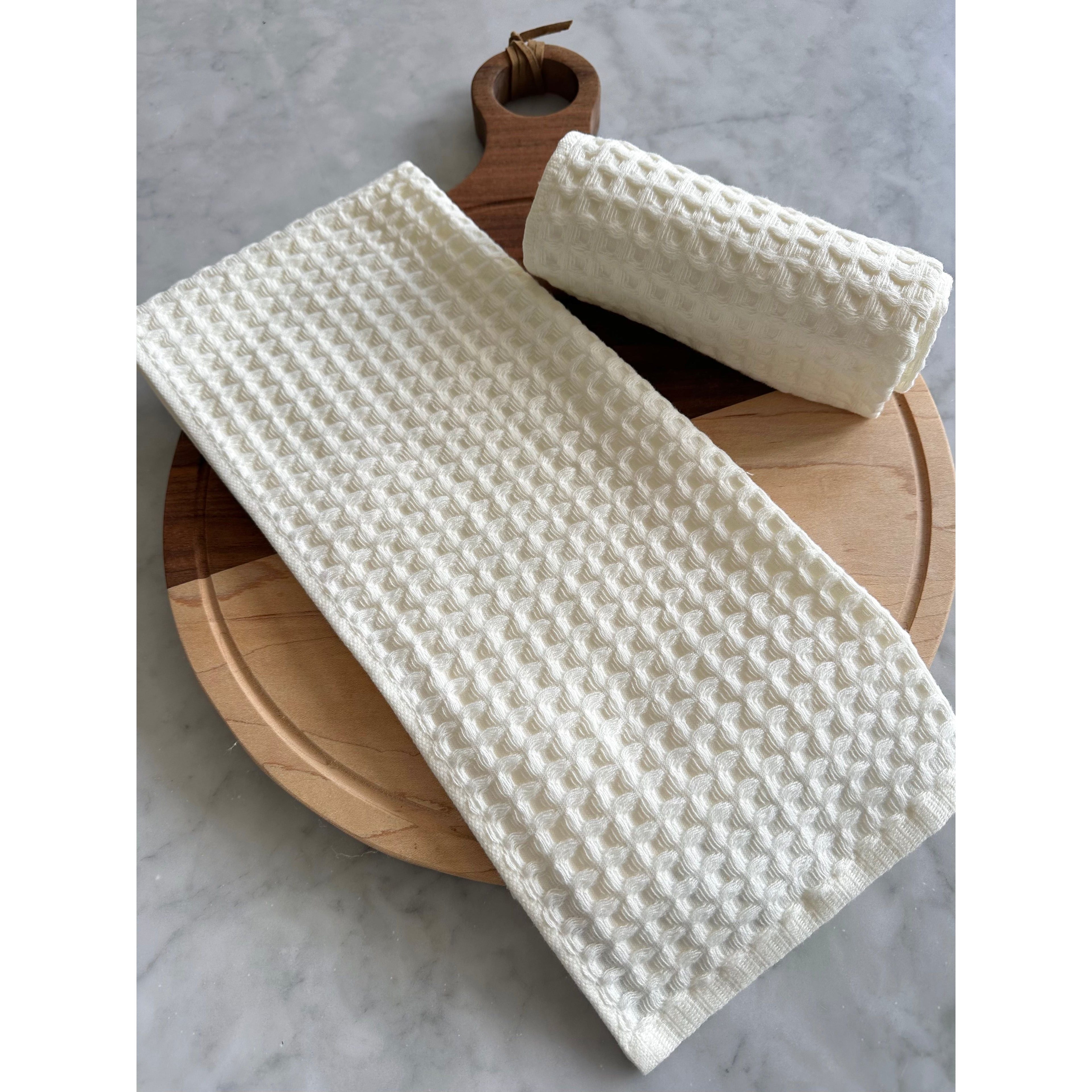 Verona Waffle Kitchen Towels — Set of 2 – alternate product view