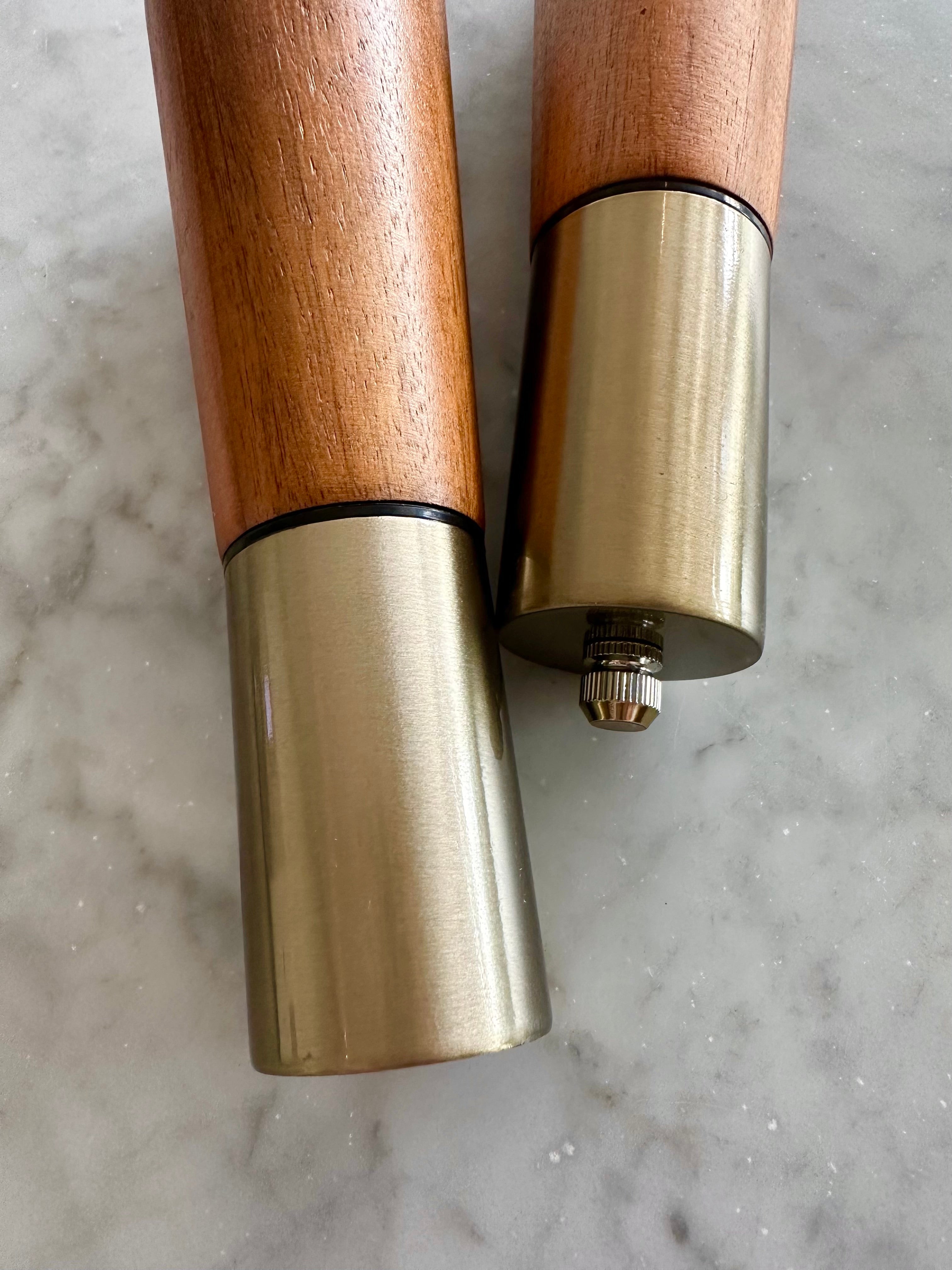 Portofino Acacia Salt & Pepper Grinders — Set of 2 – alternate product view