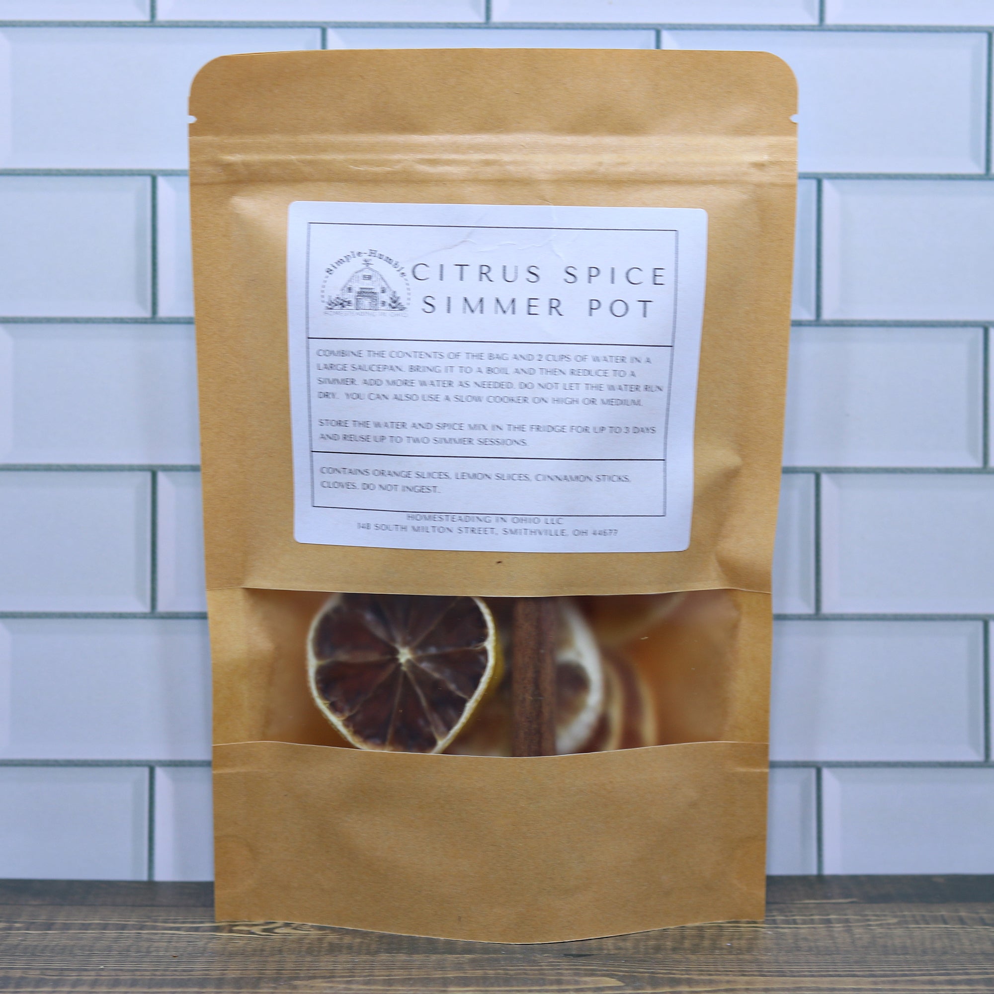 Citrus Spice simmer pot kit