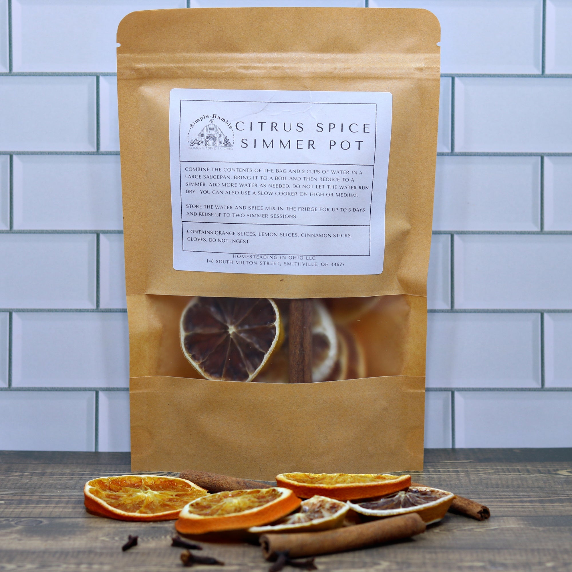 Citrus Spice simmer pot kit
