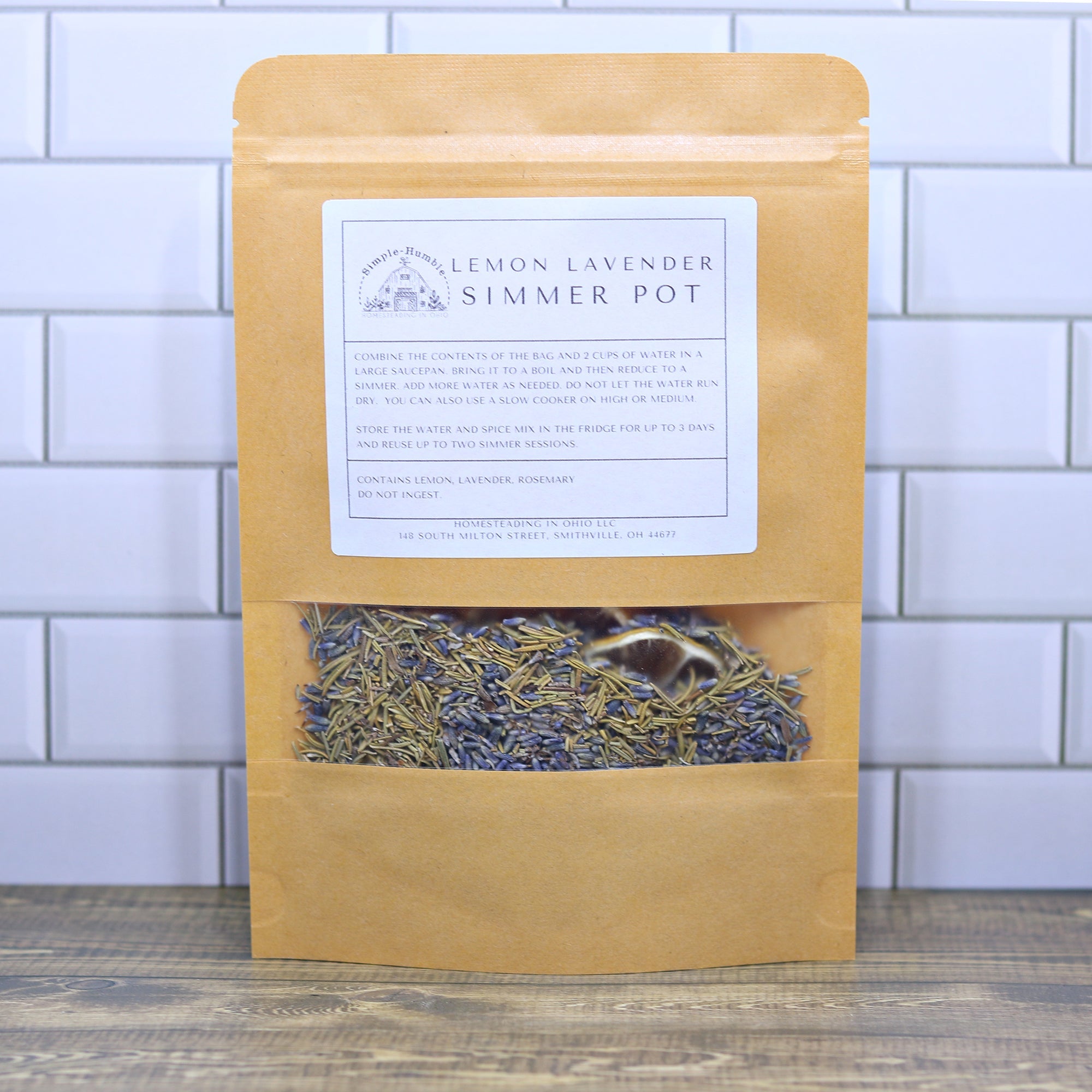 Lemon Lavender simmer pot kit