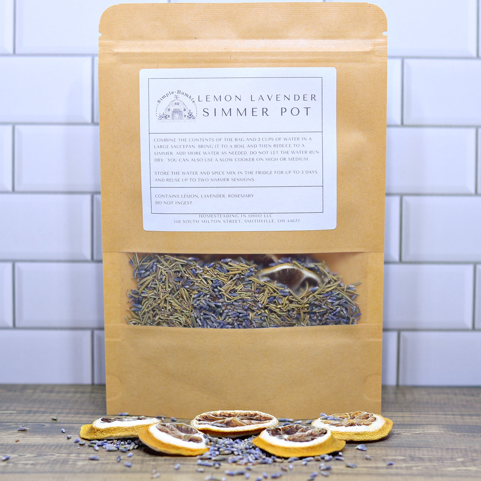Lemon Lavender simmer pot kit