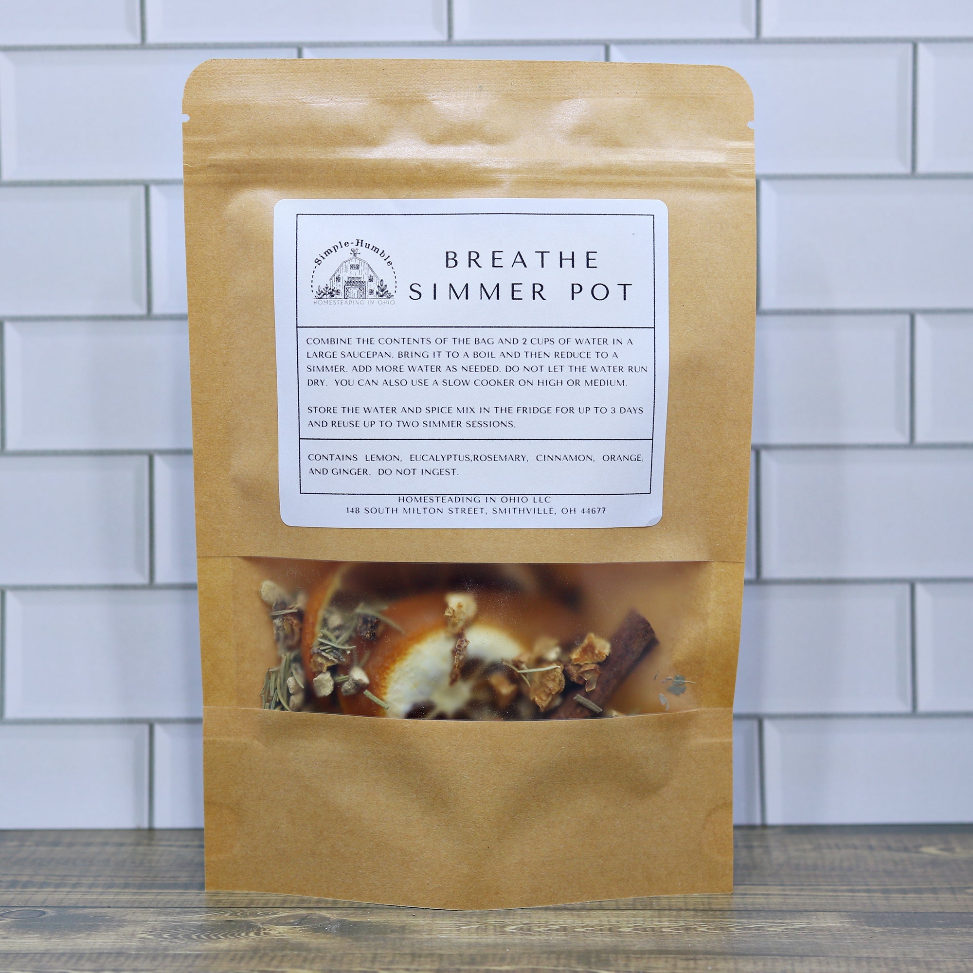 Breathe simmer pot kit