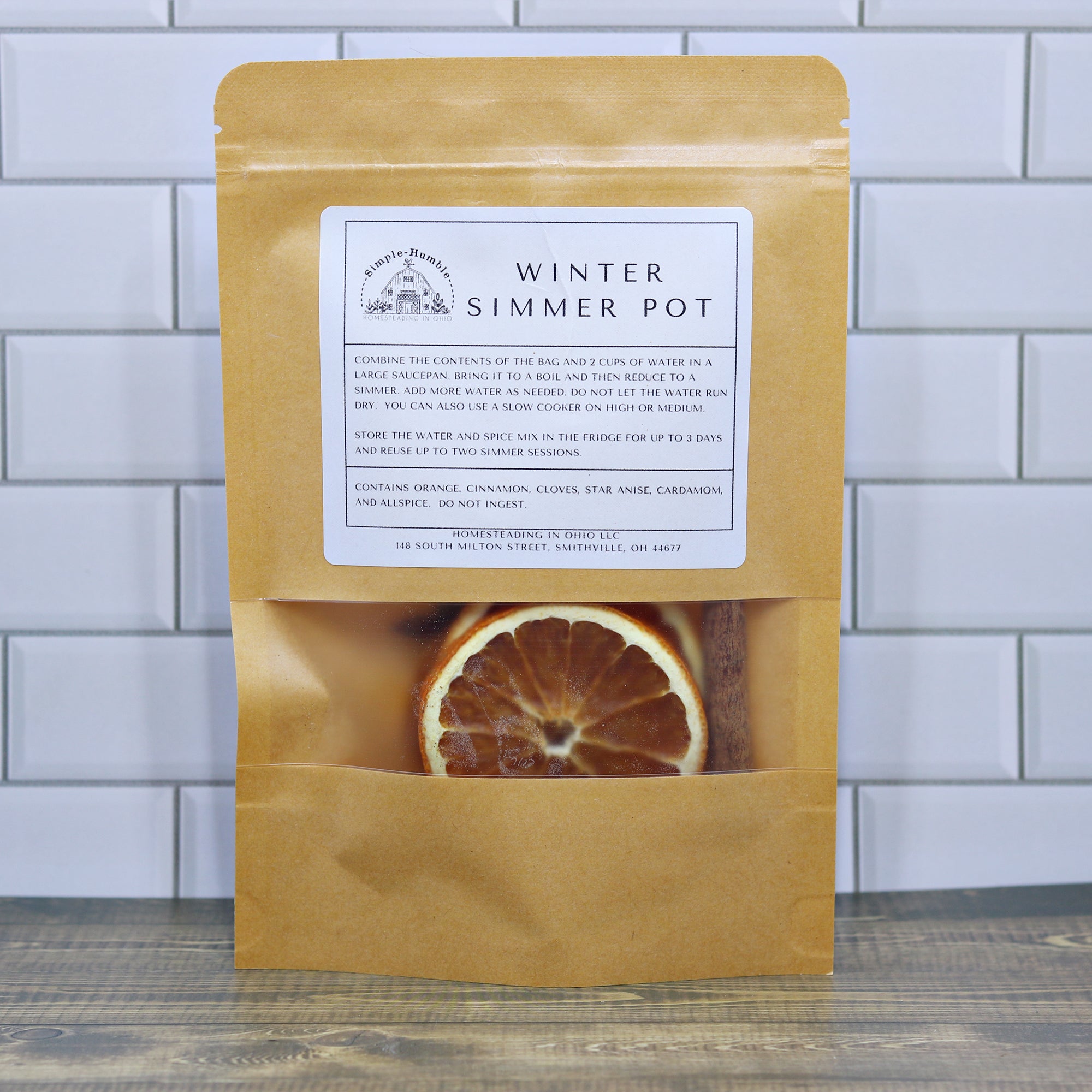 Winter simmer pot kit