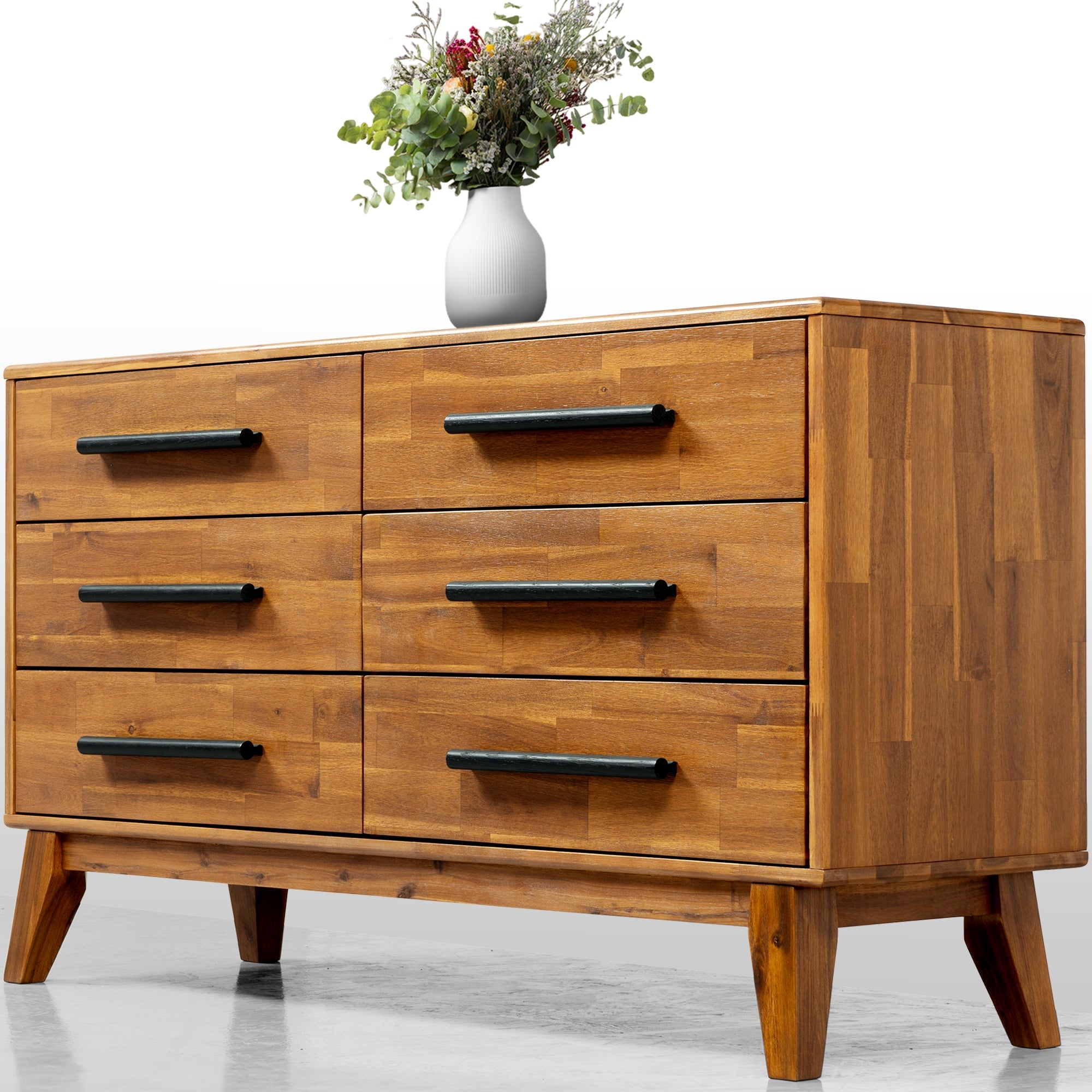 Legacy walnut solid wood dresser